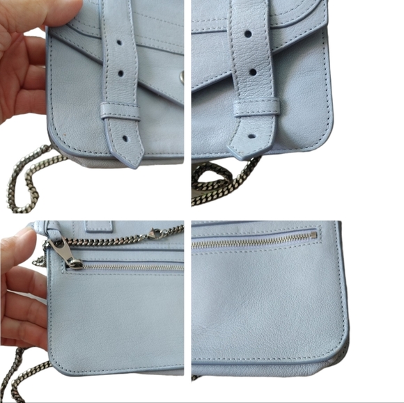 Proenza Schouler Light Purple Leather Convertible Crossbody Bag - Picture 9 of 16